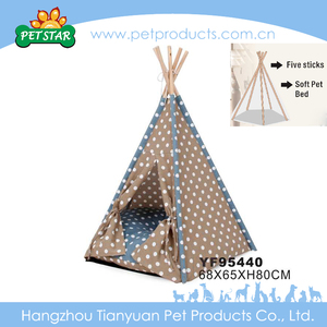 Websites China factory price five sticks so pets, Wholesale dog tipi Store - Product Image 5