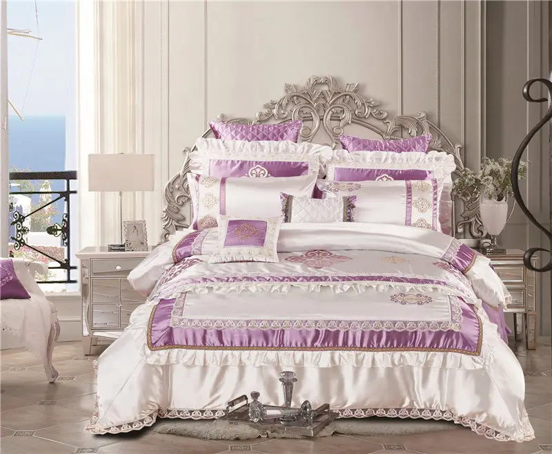 Bedding sets High-end /bedsheet/duvet quilt cover/Washed silk/Princess