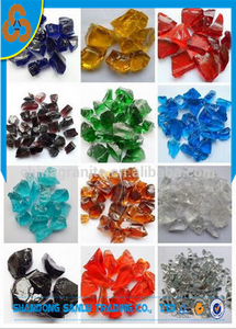 Pierre décorative en <span class=keywords><strong>verre</strong></span> brisé coloré pour aménagement paysager extérieur - Product Image 3