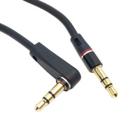 Câble audio 3.5mm/cordon L/angle droit pour casque Beats by Dr Dre Remplacement auxiliaire