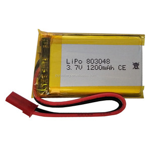 <span class=keywords><strong>Lipo</strong></span> 803048 <span class=keywords><strong>3.7V</strong></span> <span class=keywords><strong>1200mAh</strong></span> 충전식 리튬 이온 폴리머 배터리 보호 회로 포함 - Product Image 1