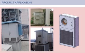 Scambiatore di Calore ad <span class=keywords><strong>Aria</strong></span> a Termosifone ad Alta Efficienza 48V DC 190W/K per Armadi Esterni di Telecomunicazioni / Scambiatore di Calore a Tubi di Calore - Product Image 4