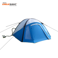 Tente gonflable de camping pour 4 hommes, dôme, à air