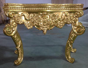 OE-FASHION Golden Luxury Classic Home Furniture Hand Carved <strong>Cheap</strong> <strong>Console</strong> <strong>Table</strong> - Product Image 1