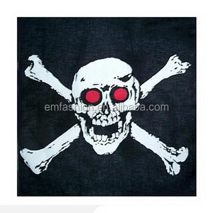 Nuovo Design 12 ps/Bag bandane Hip Hop stampate con <span class=keywords><strong>teschio</strong></span> nero accessorio multifunzionale in cotone 100% per uso esterno - Product Image 5
