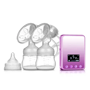Intelligente Touchscreen Taste Entworfene Akku Elektrische Baby Brustvergrößerung Pumpe, Echt Bubee Milchpumpe