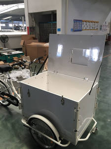 Nouveau vélo <span class=keywords><strong>cargo</strong></span> pliant de mode utilisé pour la <span class=keywords><strong>vente</strong></span> de tricycle à pédale de café/pizza/tricycle <span class=keywords><strong>cargo</strong></span> UB9005 - Product Image 5