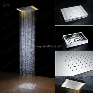 <span class=keywords><strong>Douche</strong></span> LED pour salle de bain 360*500mm, tête de <span class=keywords><strong>douche</strong></span> carrée encastrée avec jets de massage pour le corps - Product Image 2