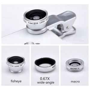 Objectif universel 3 en 1, Clip zoom, caméra, grand Angle, œil de poisson pour téléphone portable, nouveau - Product Image 3