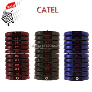 CATEL CTP200 Patron Pager Hệ Thống Phân Trang Dịch Vụ Không Dây Cho Nhà Hàng Mới, Hệ Thống Quản Lý Hàng Đợi Khách, Máy Nhắn Tin Cho Khách