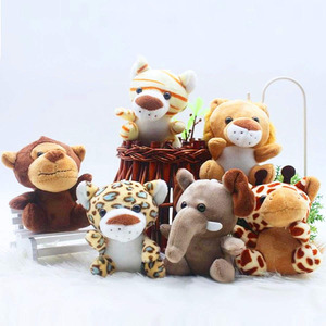 A484 ODM OEM giocattoli di peluche farciti in fabbrica piccoli animali da <span class=keywords><strong>Zoo</strong></span> di peluche portachiavi per bambini premio divertente piccoli giocattoli di peluche all'ingrosso - Product Image 2