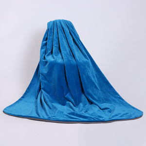 2017 mode pas cher 2 côté double pli bleu quilting <span class=keywords><strong>anti</strong></span> pilling polaire couverture micro lot - Product Image 1