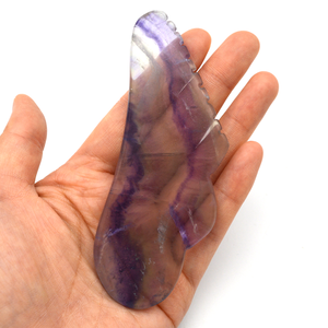 Planche de Gua Sha en Fluorite, Outil de <span class=keywords><strong>Massage</strong></span> Facial en Cristal Coloré <span class=keywords><strong>pour</strong></span> le Rajeunissement de la Peau Anti-Âge, Outil de Grattage Facial <span class=keywords><strong>pour</strong></span> la Beauté - Product Image 5