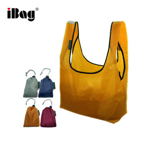 Siêu Mạnh Ripstop Nylon Có Thể Gập Lại Túi Tái Sử Dụng Túi Mua Sắm Hàng Tạp Hóa Với Túi Tích Hợp - Product Image 2
