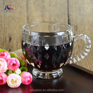 Ensembles de café moka <span class=keywords><strong>arabe</strong></span> à bouche large tasse à boire <span class=keywords><strong>en</strong></span> verre avec logo personnalisé 200ml tasse d'<span class=keywords><strong>avoine</strong></span> pour petit déjeuner <span class=keywords><strong>en</strong></span> relief - Product Image 1