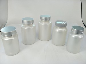 Botol kemasan suplemen kapsul obat kelas makanan hewan peliharaan berlapis warna emas & perak 200ml dengan tutup atas Flip - Product Image 6
