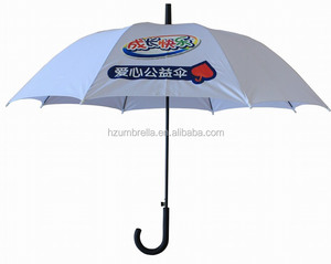 "Croissance heureuse" Bien-être public <span class=keywords><strong>Parapluie</strong></span> blanc promotionnel pour enfants - Product Image 1