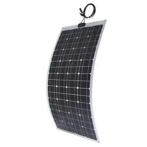 Pannelli solari flessibili da 110w caricabatterie cella monocristallina Off-Grid con alto tasso di conversione per la ricarica esterna