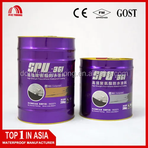 2018 YUHONG Nuovo SPU-361 Ad Alta Resistenza Polyureathane Vernice Impermeabile