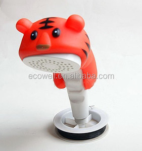 Animaux de bande dessinée à main pommeau de douche <span class=keywords><strong>buse</strong></span> mural Aspersed ventouse pour enfants enfants - Product Image 4