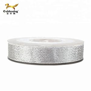 Pita emas bel gemerincing dekoratif Natal pita metalik poliester - Product Image 6