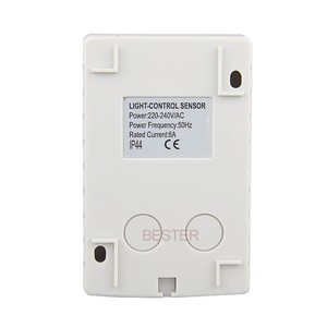 BS300灯灯控制Lux可调自动日光传感器开关自动光电管传感器开关塑料标准 - Product Image 2