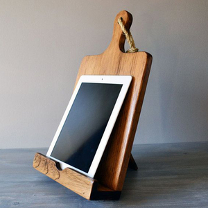<span class=keywords><strong>Planche</strong></span> à découper suspendue en bois de haute qualité, support pour <span class=keywords><strong>iPad</strong></span> - Product Image 6