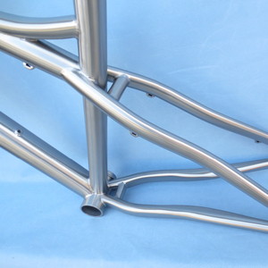 自転車部品GR9チタンRohloffスライディングドロップアウトOEMメーカーチタンmtbバイクフレーム最新隠しディスクブレーキ付き - Product Image 3