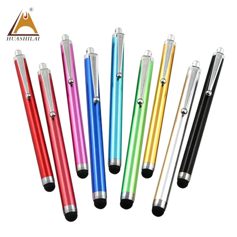 Electronic products smart pen stylus promotional digital custom logo cheap aluminum multi-colors small stylus pen