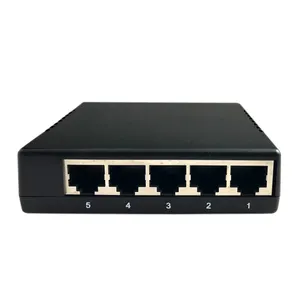 Power Over Ethernet 5 Port Injector 24V Passieve Poe Switch Dc Met RJ45 Connector 10/100Mbps Poe 12-24V