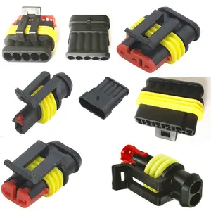 Auto Parts Car Accessories Waterproof 6 pin amp plastic auto wire harness seal connector
