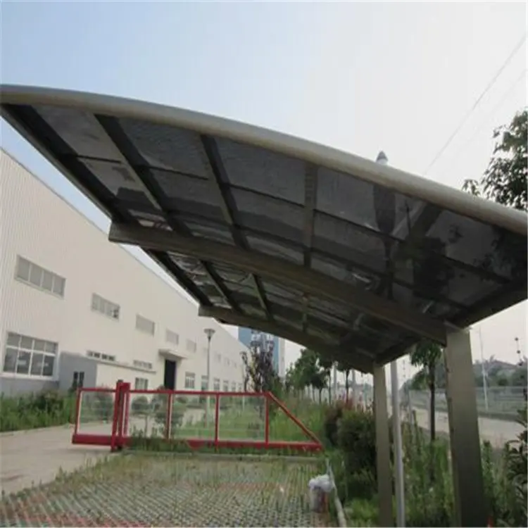 धातु फ्रेम के साथ मार्ग फाटक एल्यूमीनियम carport चंदवा polycarbonate शीट छत