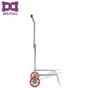 Two wheel foldable walmart luggage cart for wholesale