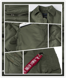 OEM Custom CWU 45P Stand Collar Winter Waterproof Windproof Pilot Flight <strong>MA2</strong> <strong>Bomber</strong> <strong>Jacket</strong> - Product Image 6