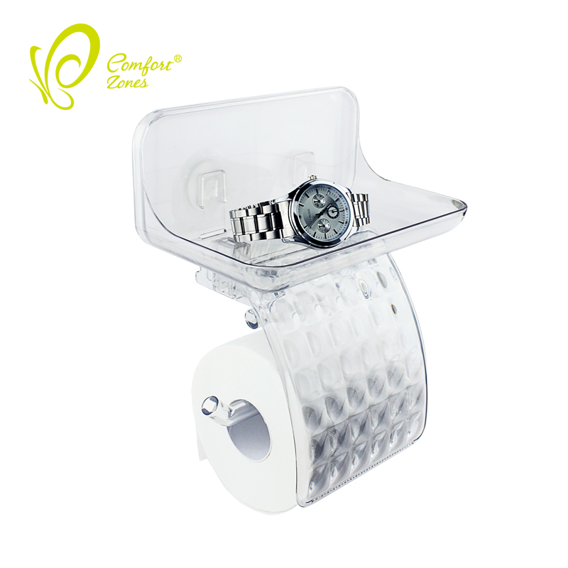 Прозрачный настенный ванная комната туалет Tissue Box держатель