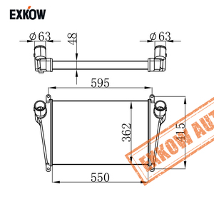 Bộ Làm Mát Bằng Nhôm Cho <span class=keywords><strong>D</strong></span>òng Isuzu Elf N NRR 150 NQR 5.2L 8980064790 44010705 8973333621 - Product Image 5