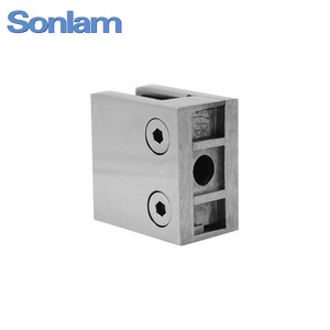 Foshan montage mur de verre <span class=keywords><strong>garde</strong></span> - <span class=keywords><strong>corps</strong></span> <span class=keywords><strong>pince</strong></span> avec plat - Product Image 1