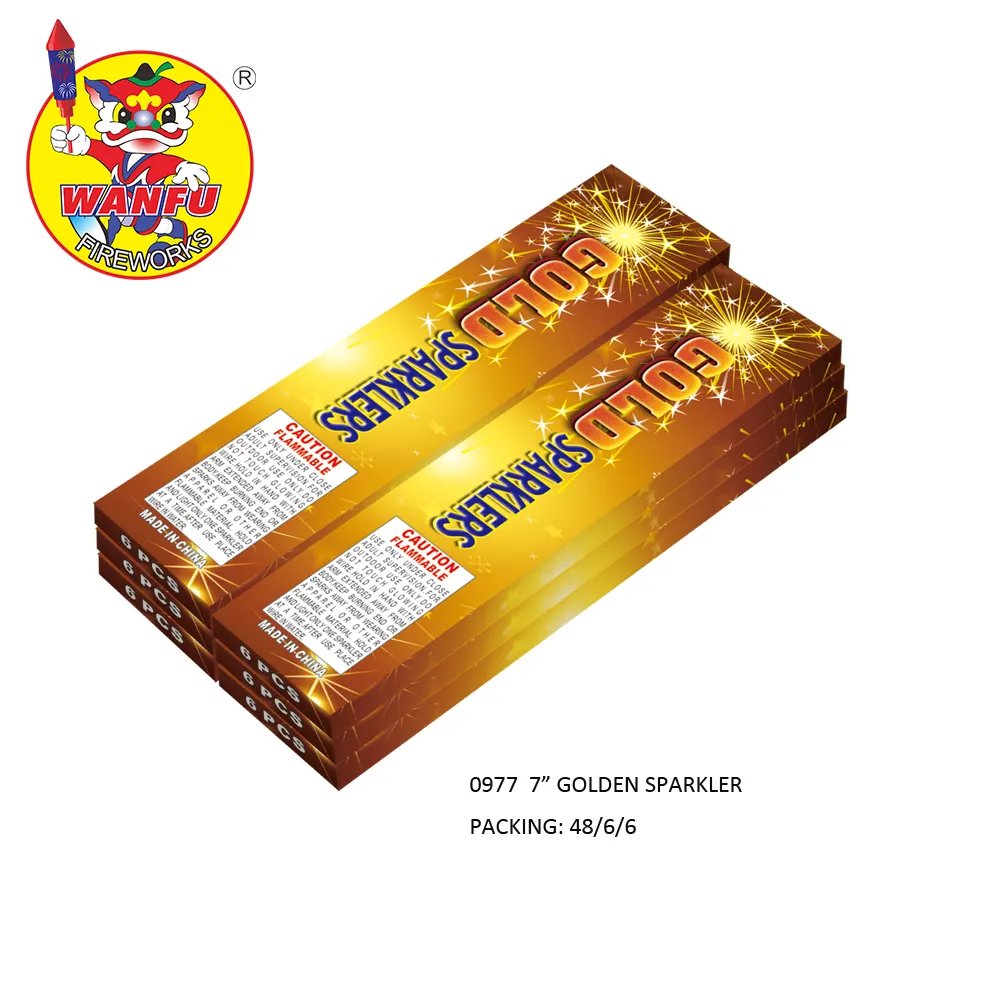 0977 7" Sparklers for wholesale