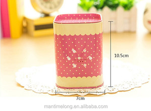 Dễ Thương Kawaii Ít Cừu Tinplate Bút Chì Chủ Bút Hộp Trường Hợp Con Heo Đất Ngân Hàng Tiền Lưu Trữ Trẻ Em Món Quà Sinh Nhật - Product Image 2