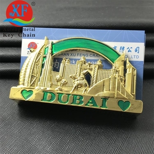 Оптовая продажа, изготовленный на заказ, Dubai, алюминиевый металлический держатель для визитных карточек, сувенир - Product Image 2