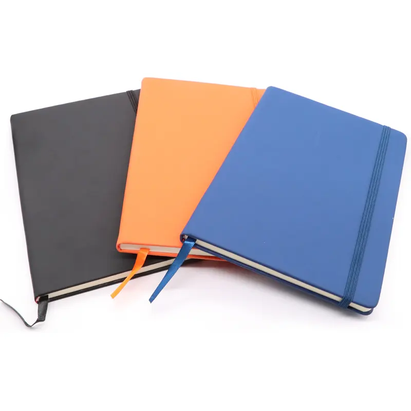 Couverture pour Notebook de voyage en cuir synthétique, ordinateur portable A5, véritable, souple et personnalisé, bon marché avec stylo