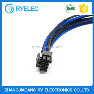 8pin Molex männlichen pins zu 2 * 4pin PCI express weiblichen stiften stecker netzteil kabel - Product Image 2