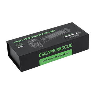 <span class=keywords><strong>Linterna</strong></span> de Seguridad Recargable USB Boruit, <span class=keywords><strong>Linterna</strong></span> <span class=keywords><strong>Solar</strong></span> Multifunción con Brújula - Product Image 3