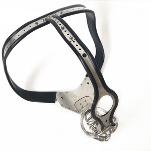 Neuer Keuschheitsgürtel für Herren aus Edelstahl mit Gebogenem Hüftgurt und Analplug, Peniskäfig, Keuschheitsvorrichtung, Cock <span class=keywords><strong>Cage</strong></span>, Bondage-Sexspielzeug für Männer - Product Image 4