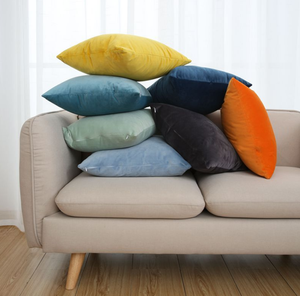 Promotional Solid Color <strong>Velvet</strong> <strong>Cushion</strong> <strong>Cover</strong> Super Soft Decorative <strong>Velvet</strong> <strong>Cushion</strong> <strong>Cover</strong> - Product Image 5