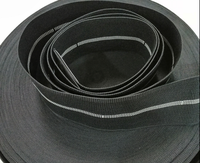 Ceinture de canapé élastique noire de 65mm, ruban en caoutchouc pour accessoires de meubles 170B