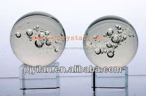 Belle qualité transparente base de cristal clair bubble ball - Product Image 1