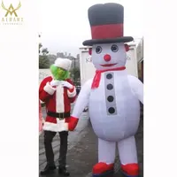 Free activities inflatable snowman costume for merry christmas happy day party