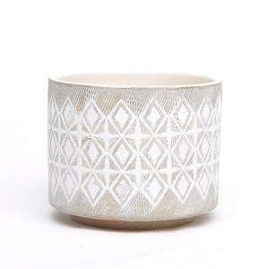 Vasi per Fiori Decorativi <span class=keywords><strong>Moderni</strong></span> da Interno, Fioriere in Cemento con Supporto - Product Image 2