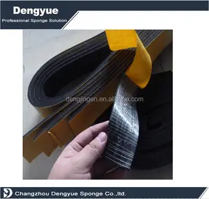 Epdm Rubber Strip Epdm Compressible Foam Sealing Corrugated Foam Rubber Seal Strip